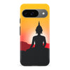 Google Pixel 9 Meditating Buddha Indian Phone Case in Yellow]