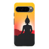 Google Pixel 9 Pro Meditating Buddha Indian Phone Case in Yellow]