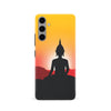 Samsung Galaxy S24 Meditating Buddha Indian Phone Case - Yellow