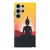 Samsung Galaxy S24 Ultra Meditating Buddha Indian Phone Case - Yellow