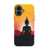 iPhone 16 Meditating Buddha Indian Phone Case in Yellow