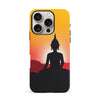 iPhone 16 Pro Meditating Buddha Indian Phone Case in Yellow