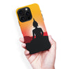 iPhone 16 Pro Max Meditating Buddha Indian Phone Case in Yellow