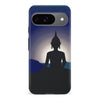 Google Pixel 9 Meditating Buddha Indian Phone Case in Blue