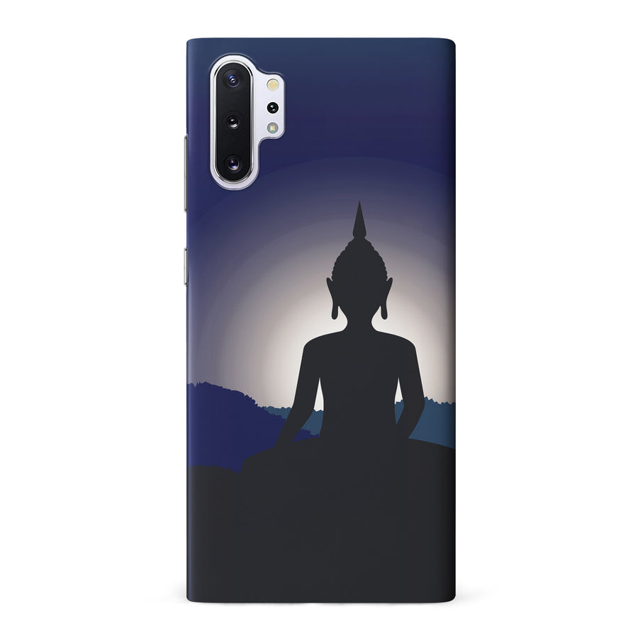 Samsung Galaxy Note 10 Pro Meditating Buddha Indian Phone Case in Blue