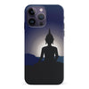 iPhone 15 Pro Meditating Buddha Indian Phone Case in Blue