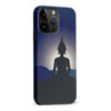 iPhone 15 Pro Max Meditating Buddha Indian Phone Case in Blue