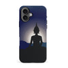 iPhone 16 Meditating Buddha Indian Phone Case in Blue