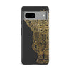 Google Pixel 8A Indian Elephant Phone Case in Black