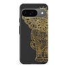 Google Pixel 9 Indian Elephant Phone Case in Black