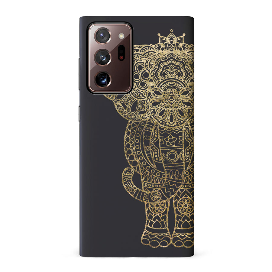 Samsung Galaxy Note 20 Ultra Indian Elephant Phone Case in Black