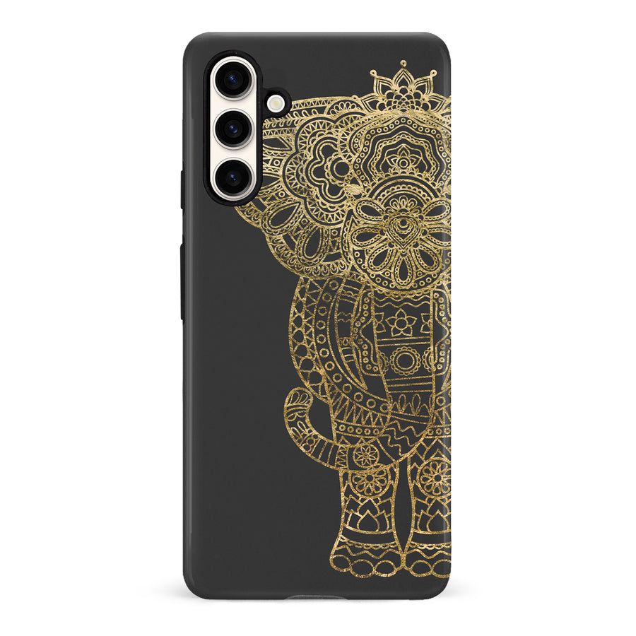 Samsung Galaxy S23 FE Indian Elephant Phone Case - Black