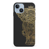 iPhone 15 Indian Elephant Phone Case in Black