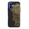 iPhone 16 Plus Indian Elephant Phone Case in Black
