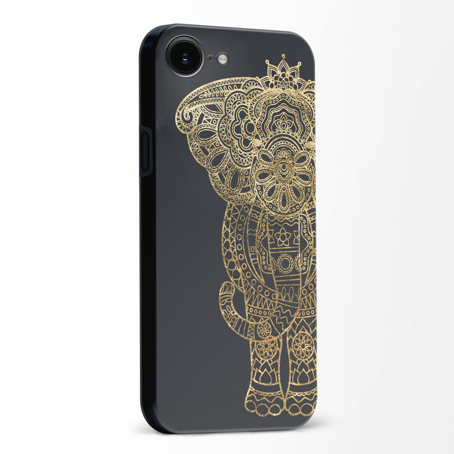 Indian Elephant Phone Case - Black