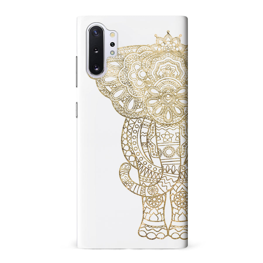 Samsung Galaxy Note 10 Pro Indian Elephant Phone Case in White