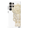 Samsung Galaxy S24 Ultra Indian Elephant Phone Case - White