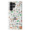 Samsung Galaxy S22 Ultra Taste of India Phone Case in White