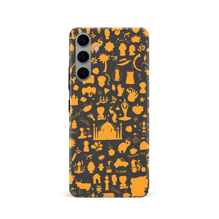 Samsung Galaxy S24 Taste of India Phone Case - Black