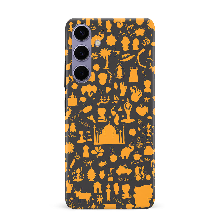 Samsung Galaxy S24 Plus Taste of India Phone Case - Black