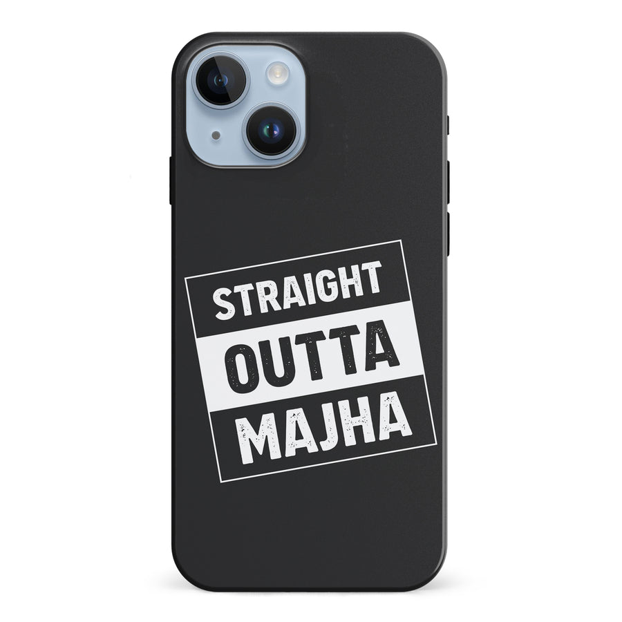 iPhone 15 Straight Outta Majha Phone Case