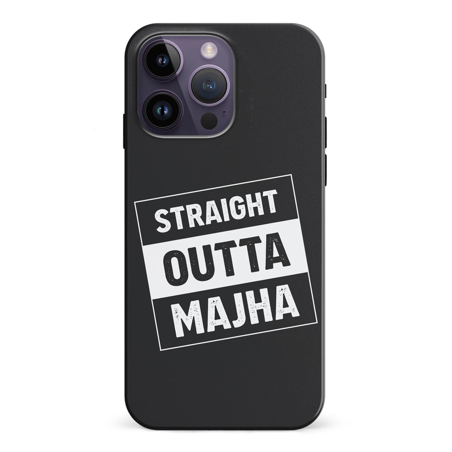 iPhone 15 Pro Straight Outta Majha Phone Case