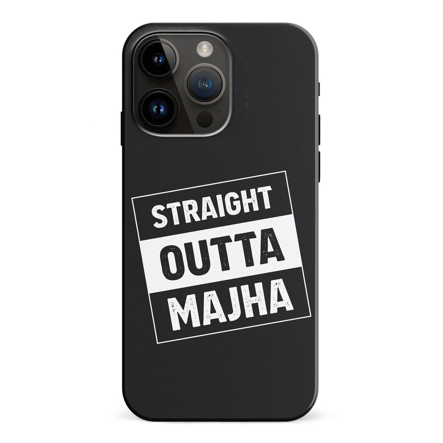 iPhone 15 Pro Max Straight Outta Majha Phone Case