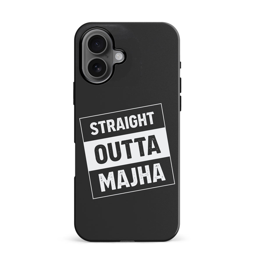 iPhone 16 Straight Outta Majha Phone Case