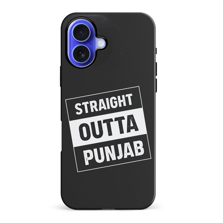 iPhone 16 Plus Straight Outta Punjab Phone Case