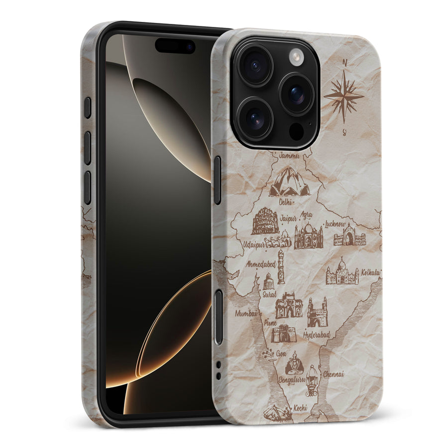 iPhone 16 Pro Max Map of India Phone Case