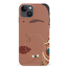 iPhone 15 Plus Punjabi Kudi Indian Phone Case in Tan