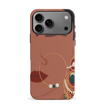 iPhone 17 Pro Max Punjabi Kudi Indian Phone Case Tan