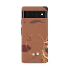 Google Pixel 6A Punjabi Kudi Indian Phone Case in Brown