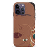 iPhone 15 Pro Punjabi Kudi Indian Phone Case in Brown