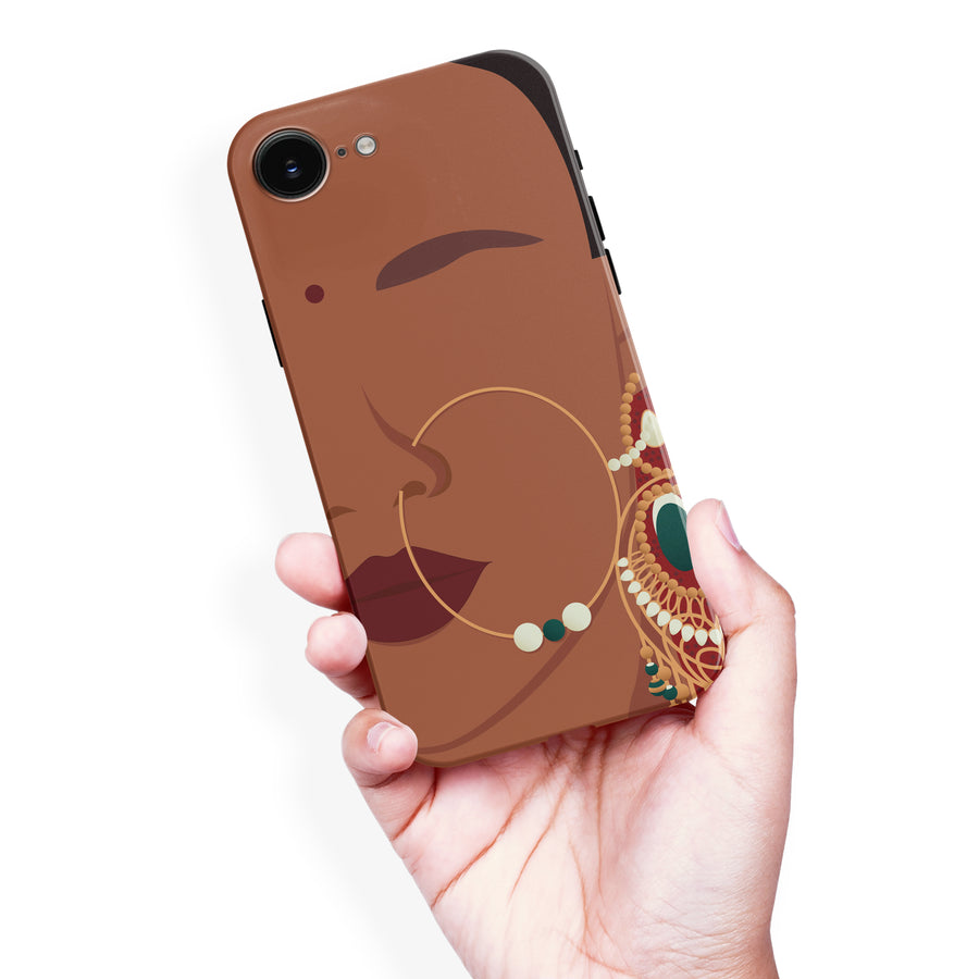 Punjabi Kudi Indian Phone Case - Brown