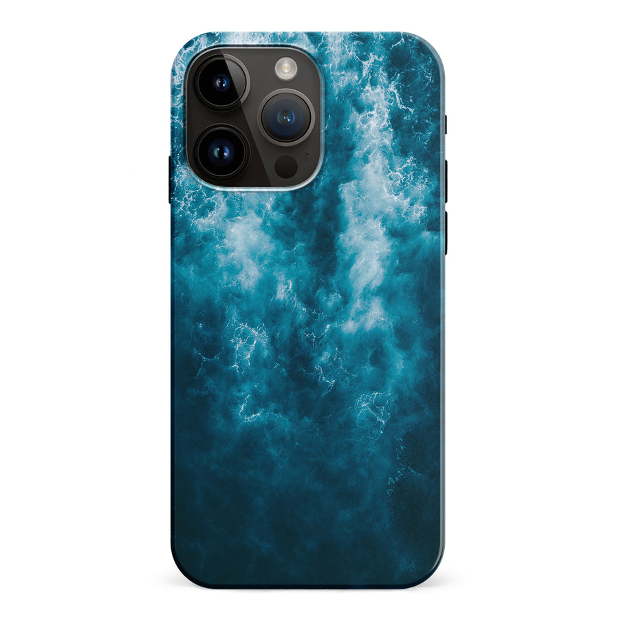 iPhone 15 Pro Max Ocean Storm Phone Case