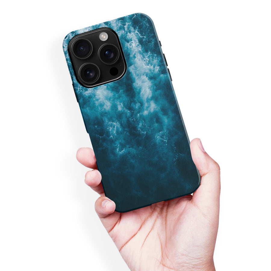 iPhone 16 Pro Max Ocean Storm Phone Case