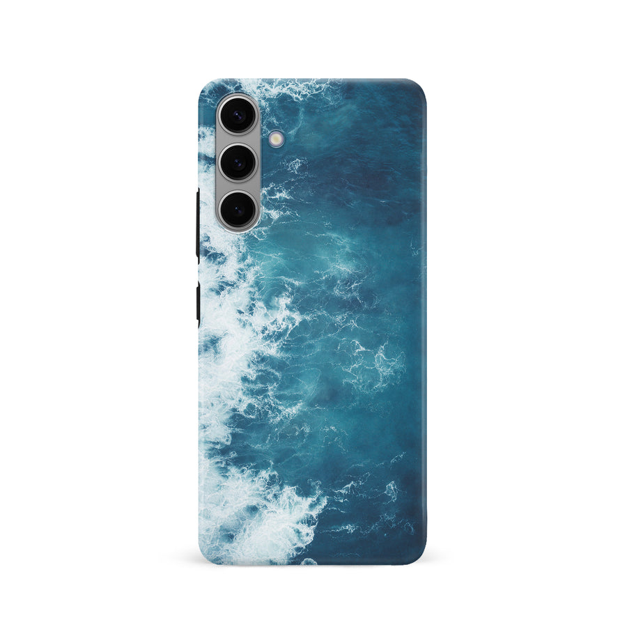 Samsung Galaxy S24 Ocean Waves Phone Case
