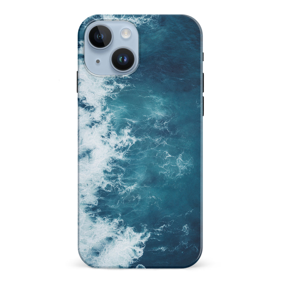 iPhone 15 Ocean Waves Phone Case