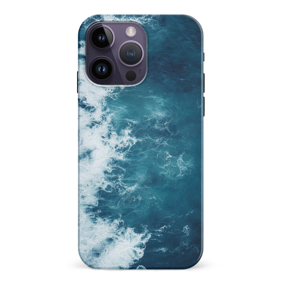 iPhone 15 Pro Ocean Waves Phone Case
