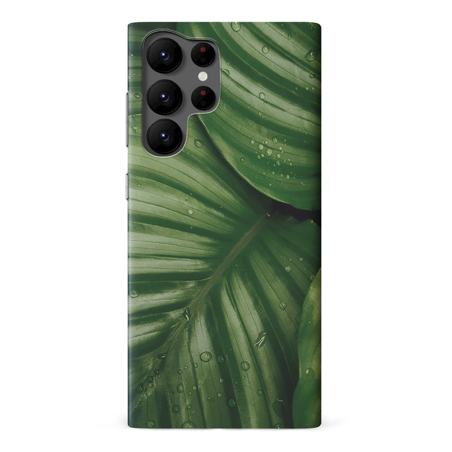 Samsung Galaxy S22 Ultra Leafy Lines One Phone Case