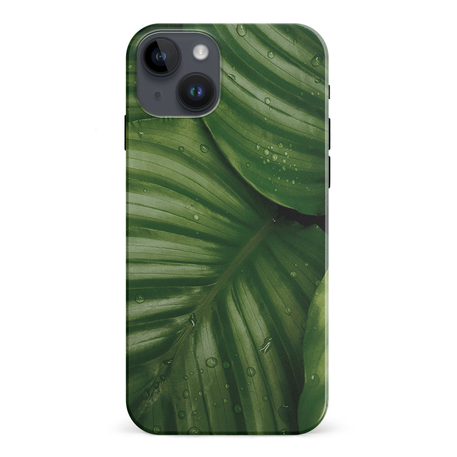 iPhone 15 Plus Leafy Lines One Phone Case
