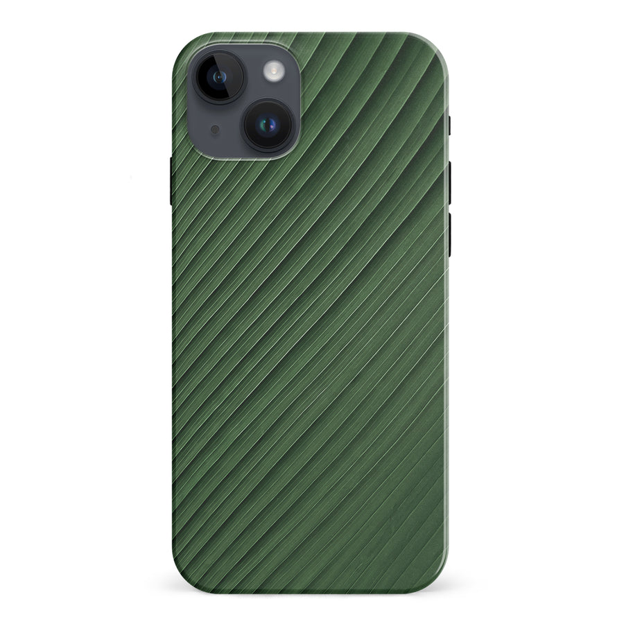 iPhone 15 Plus Leafy Lines Two Phone Case