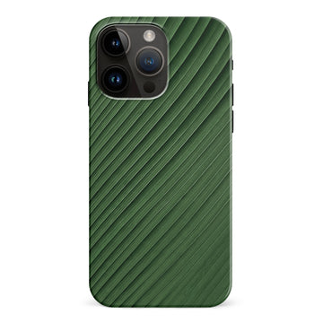 iPhone 15 Pro Max Leafy Lines Two Phone Case