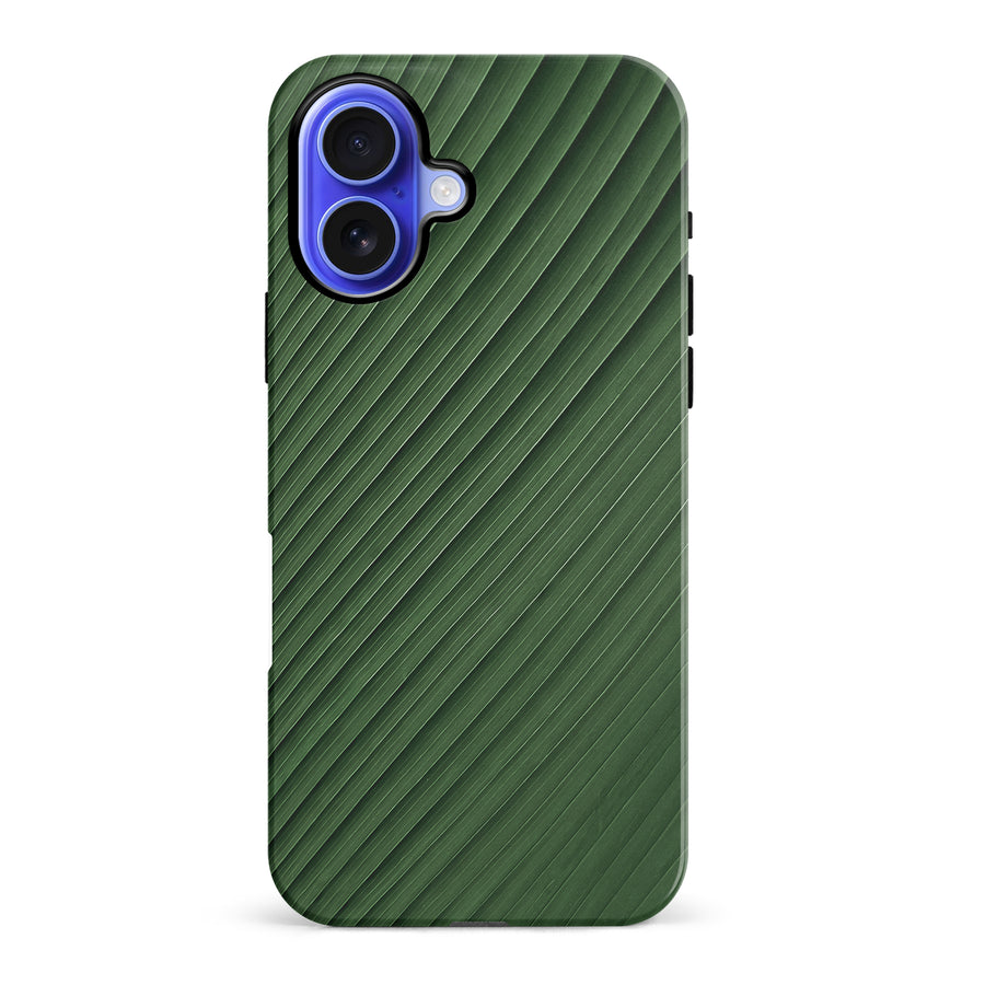 iPhone 16 Plus Leafy Lines Two Phone Case