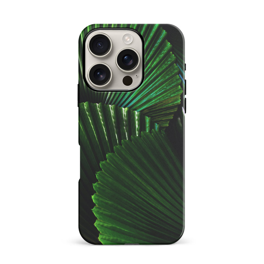 iPhone 16 Pro Leafy Lines Three Phone Case