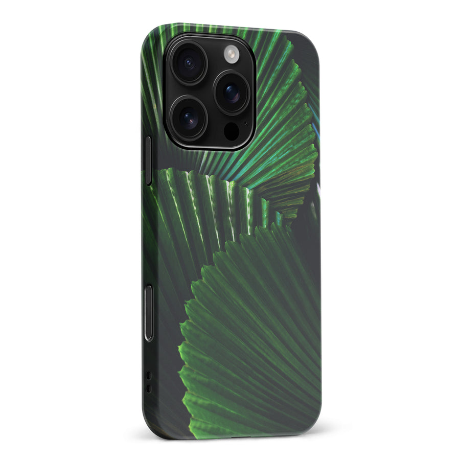 iPhone 16 Pro Max Leafy Lines Three Phone Case