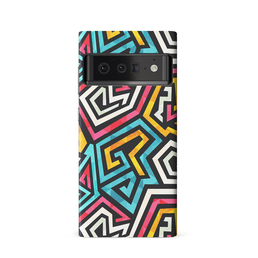 Google Pixel 6 Tribal Graffiti One Phone Case