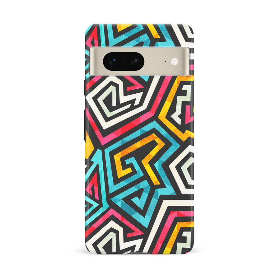 Google Pixel 7 Tribal Graffiti One Phone Case