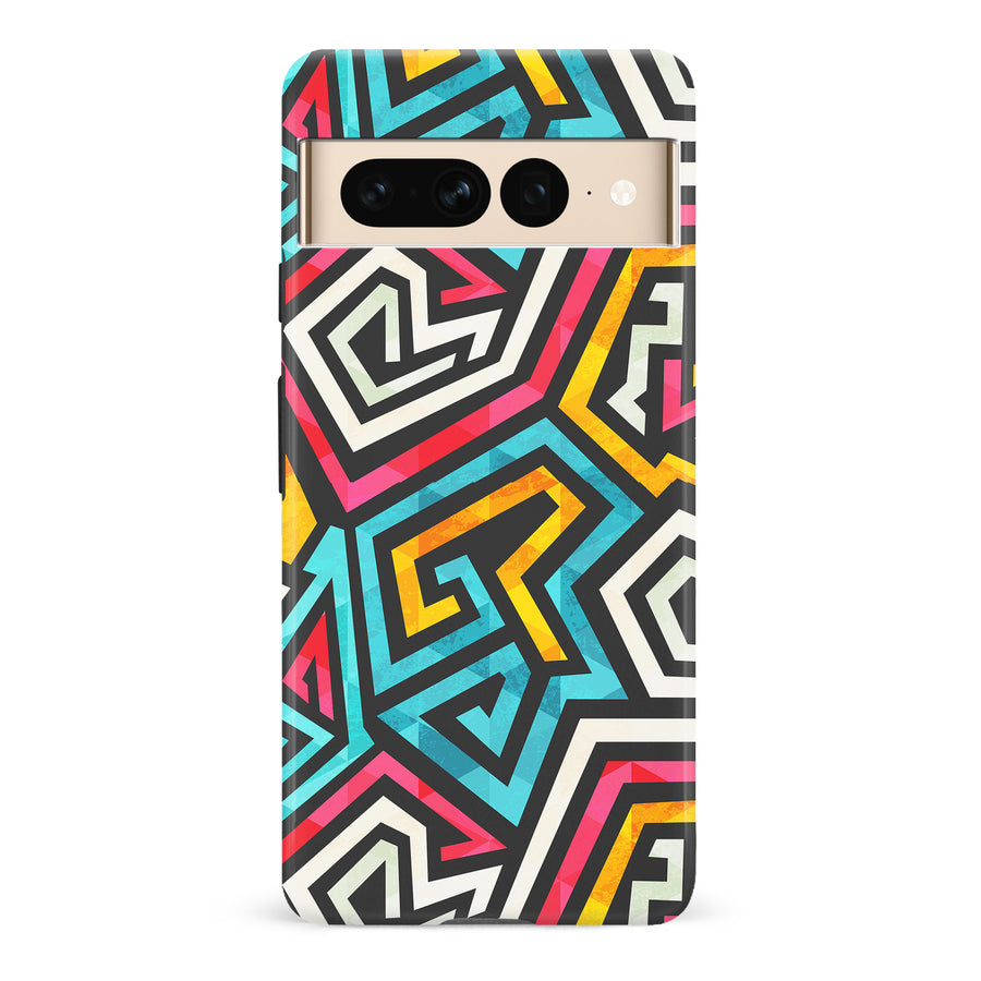 Google Pixel 7 Pro Tribal Graffiti One Phone Case